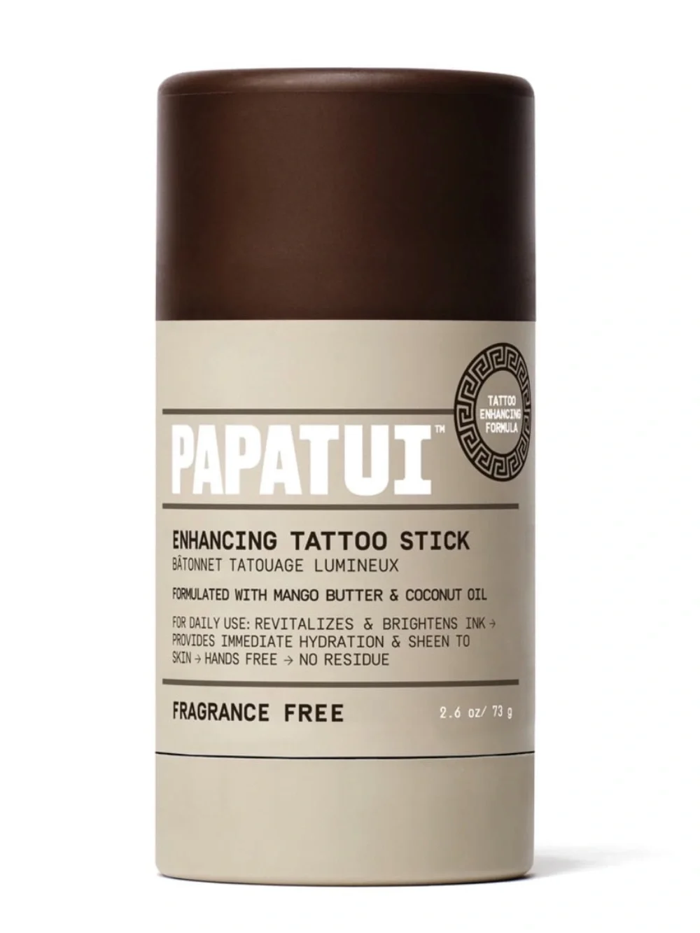 Enhancing Tattoo Stick — Fragrance Free (Cream/Brown)